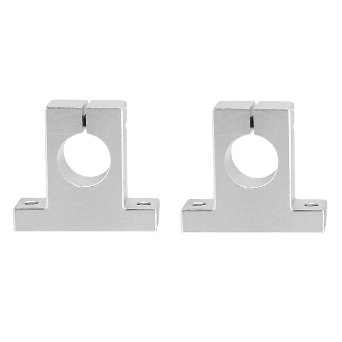 2 Pcs Linear Motion Rail Clamping Rod Rail Guide Support Shaft Bracket Coupling Mount SK16 16mm