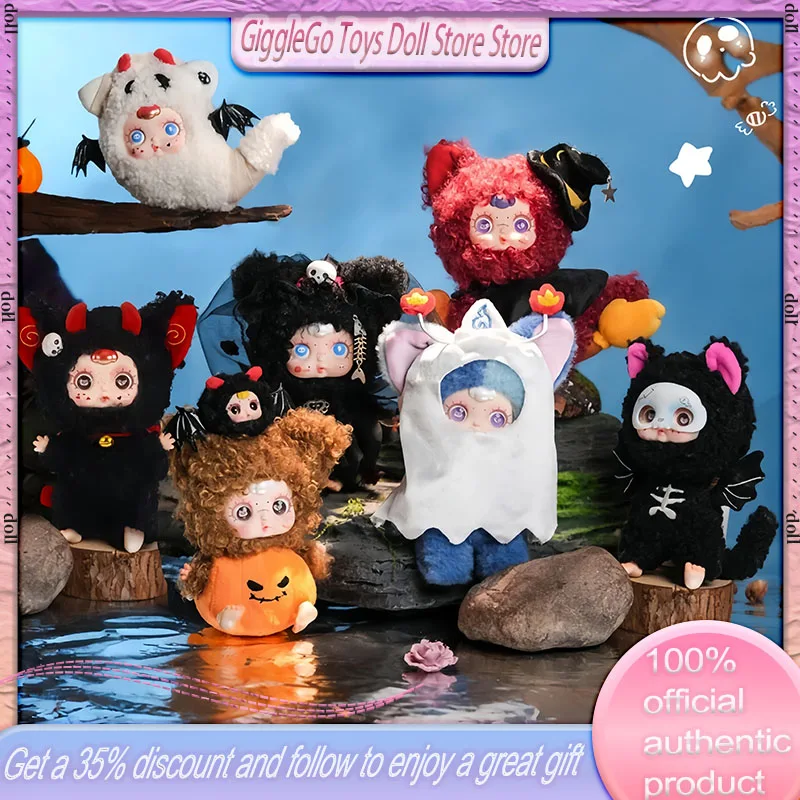 

В наличии Новый Mm Milk Candy Dark Elf Плюшевая глухая коробка Виниловая милая кукла Kawaii Сумка Подвеска Хэллоуин Ограниченная серия Подарок для девочки