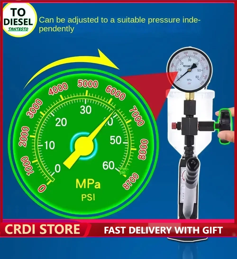 

Hand Pressure Fuel Injector Calibrator Testing and Maintenance Tool