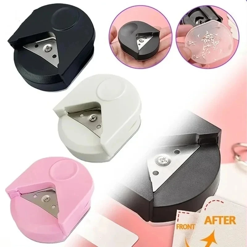 4mm Radius Corner Rounder Punch Paper Hole Cutter for Photo Black Wedding Invitation Menu Place Card Badge Lanyard ID Tag Trim