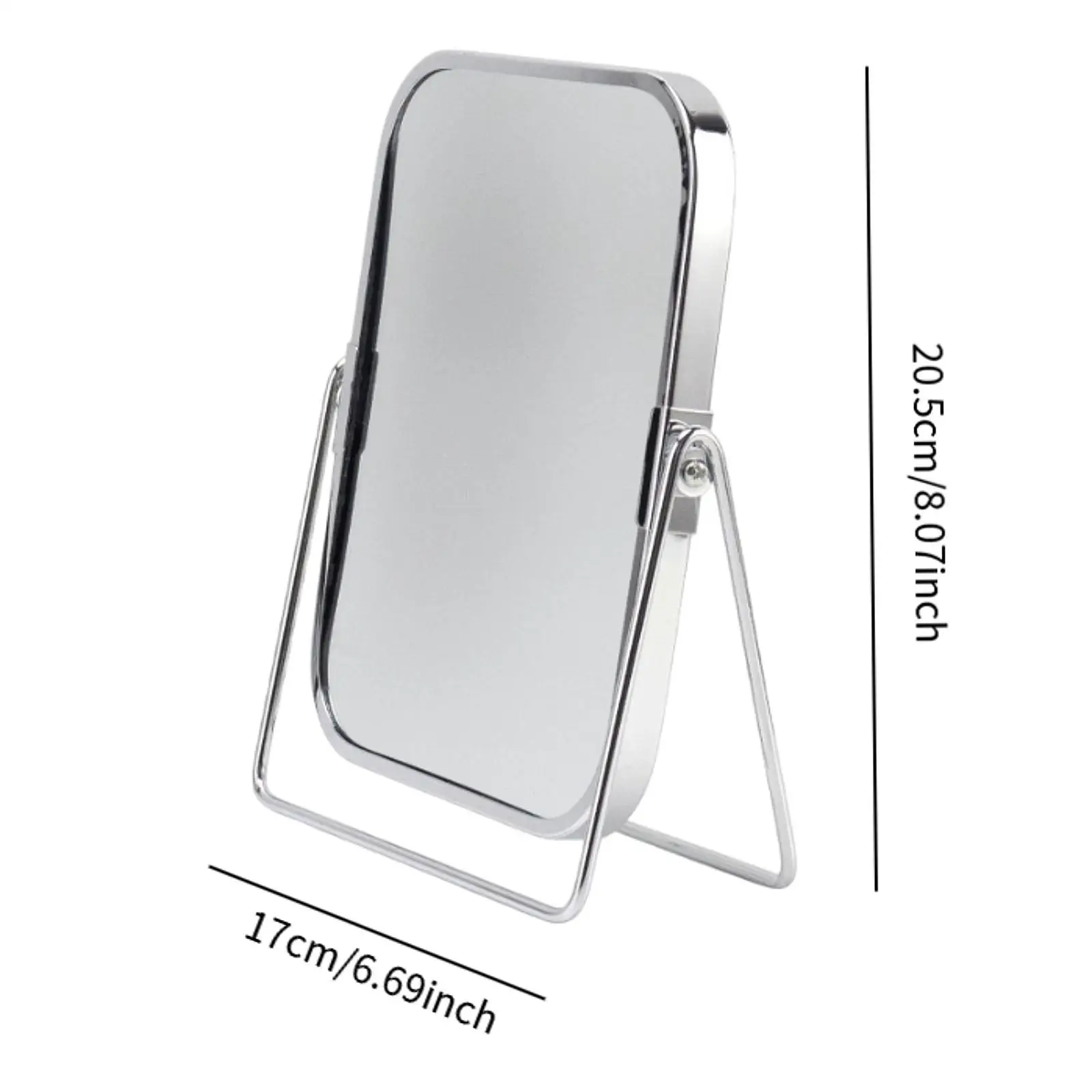 Desktop Makeup Mirror Double-sided Makeup Mirror for Dorm Household Office