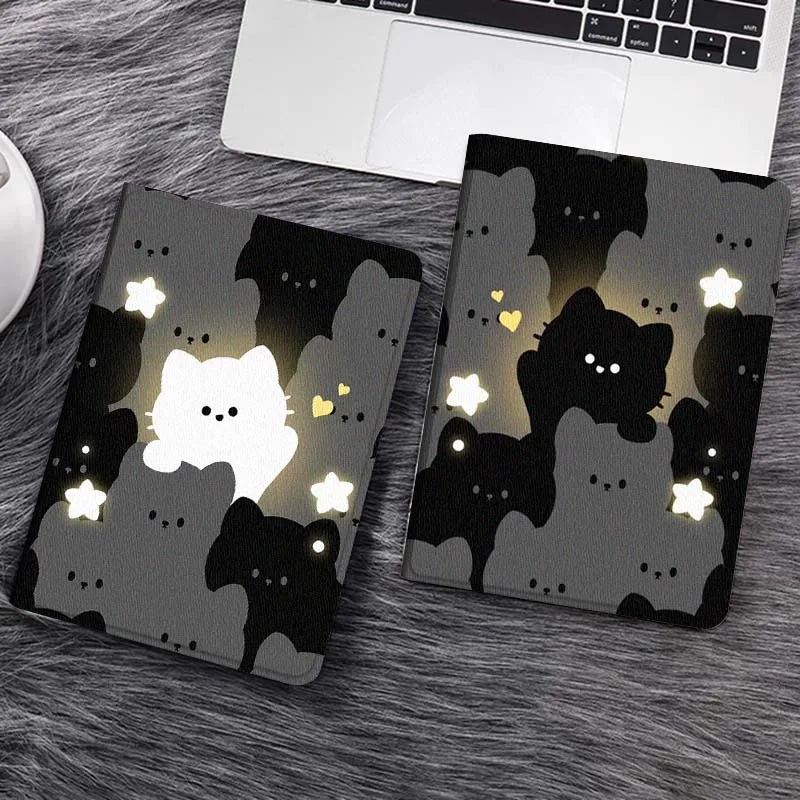 

Мягкий чехол для планшета с милым мультяшным котом, отличный подарок для Huawei MediaPad T5 T10s M6 M5Lite SE Honor Tab 5 6 7 V7 V8 X8a X9a Pro