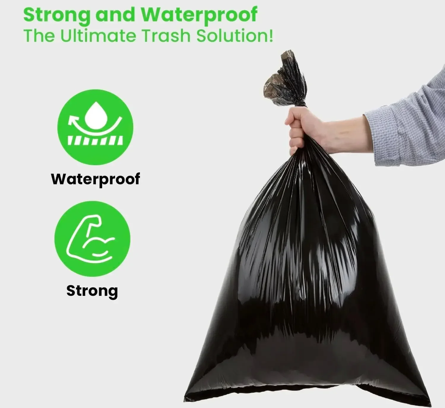 Extra Large Kitchen Thickened Waste Garbage Bag Property Hotel Kitchen Sanitation Commercial Black Thickened Large Garbage Bag