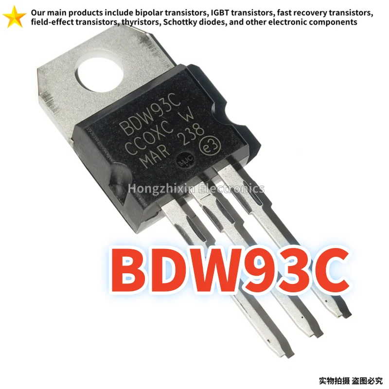 BDW94C ,BDW93C,10PCS NEW TO-220 BDW93 BDW94 Darlington Transistor,Multiple Models, Quantity Selection,