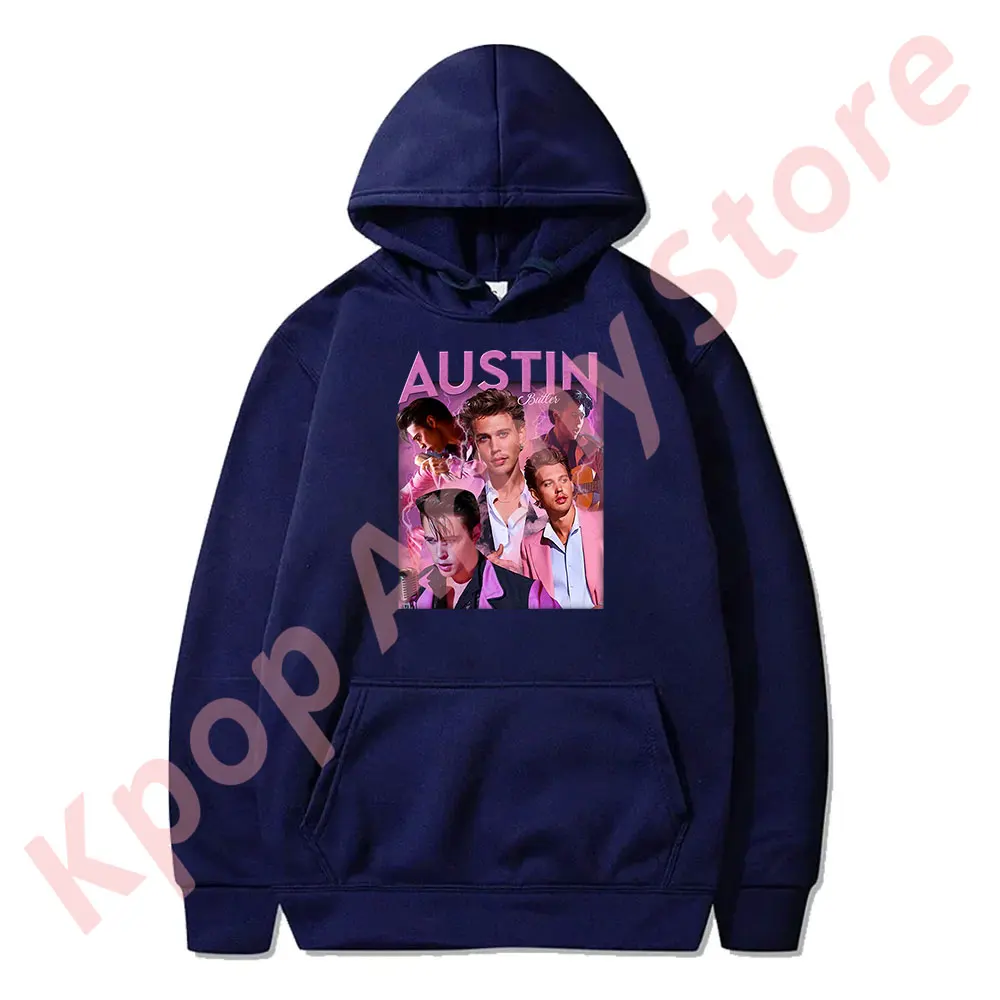 Austin Butler Vintage Hoodies New Logo Pullovers Women Men Fashion Casual Streetwear Sweatshirts