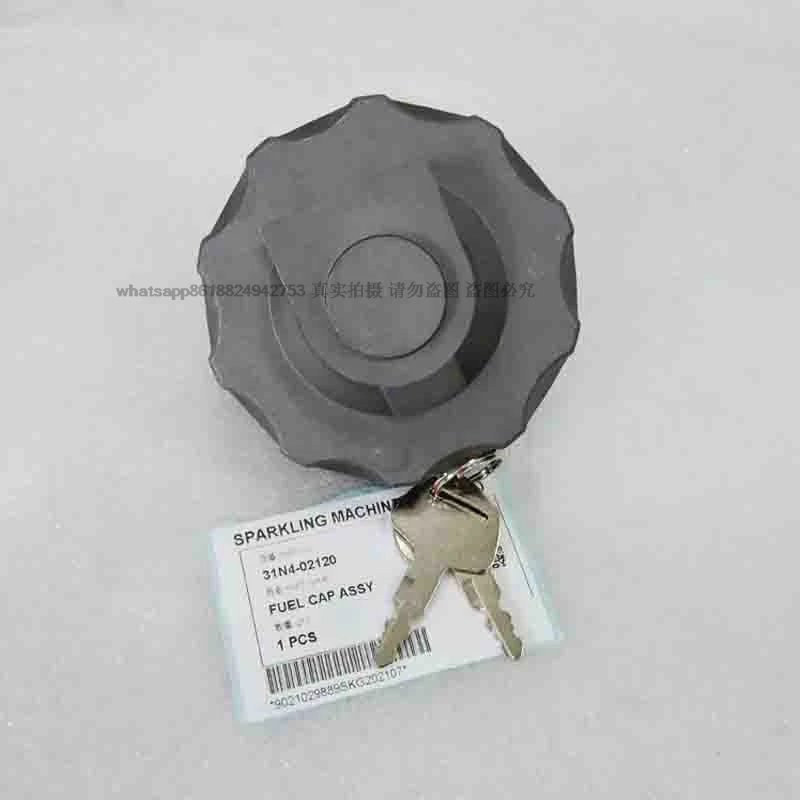 Fuel Tank Cap For Hyundai Excavator 31N4-02120 E131-1038 R55/60-7 R215/225/210-7/225-7