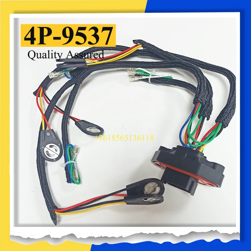 Excavator Fuel Injector Wiring Harness 4P9537 4P-9537 For 345B E345B Accessories Spare Parts