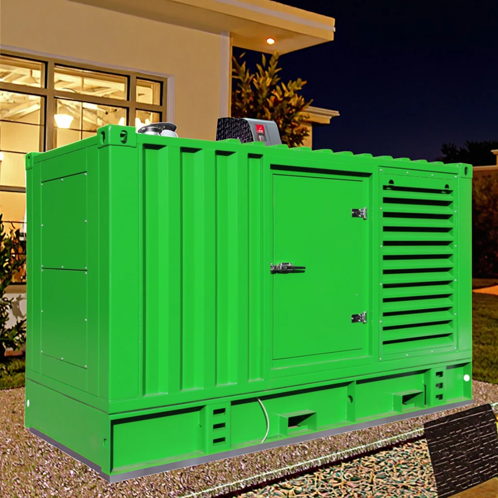 ذكي ATS التحكم 200kVA مولد الديزل 160kw 50kw 75kw 80kw محطة توليد الطاقة الصامتة نوع المولد 230 فولت الجهد المقنن