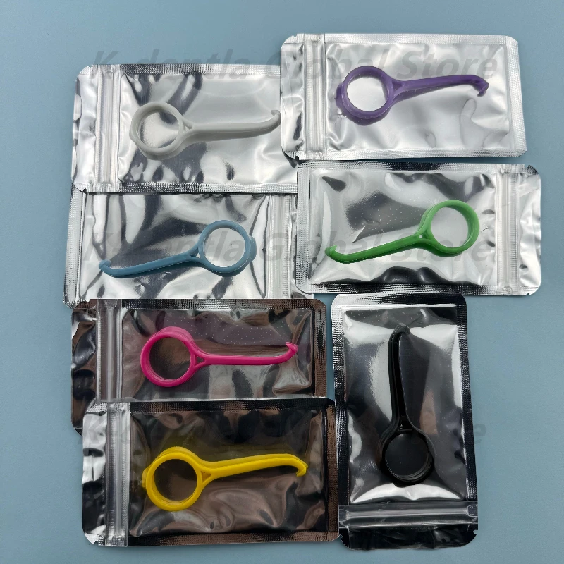 

100 шт. цветных инструментов для снятия элайнеров и ретейнеров для невидимых брекетов, для ортодонтического ухода за зубами