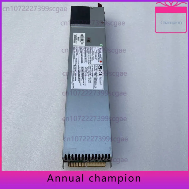 Original For Supermicro PWS-1K41P-1R 1400W 1U Redundant 80 Plus Gold Power Supply Unit PSU