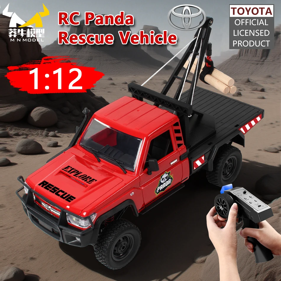 

МОДЕЛЬ MN 1/12 4X4 RC Panda Rescue Внедорожник Вездеход Грузовик для скалолазания Кран Пикап Rock Crawler Коллекция игрушек для взрослых