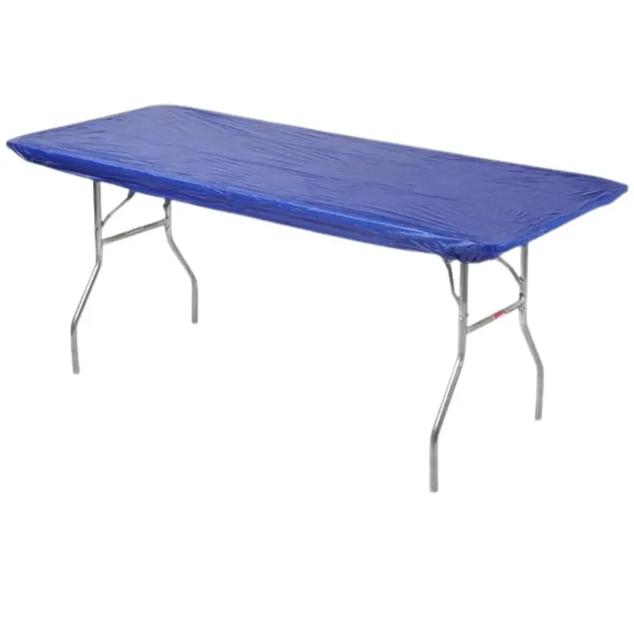 

8 прямоугольных пластиковых чехлов для столов, 30 x 96 дюймов (8 футов), 10 штук, королевский синий