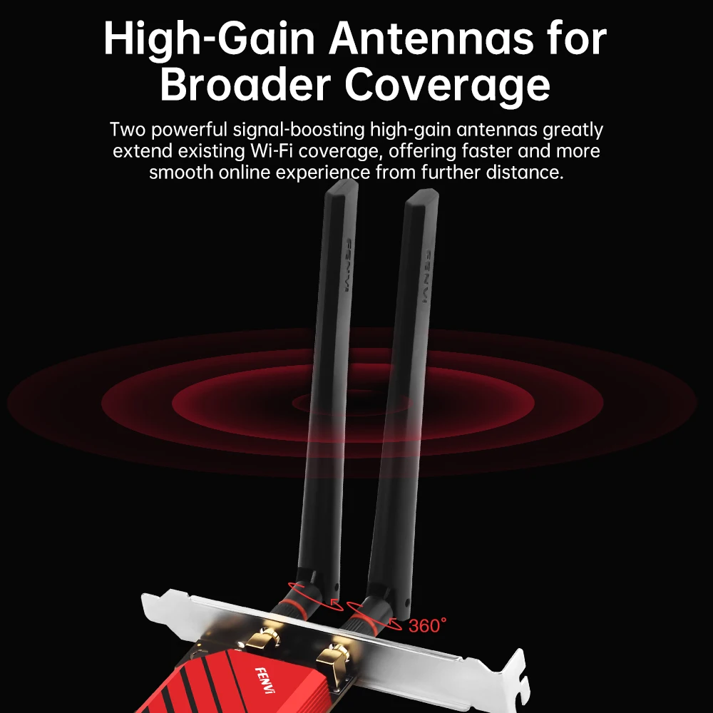 WiFi6E RTL8852CE 블루투스 5.3 트리플 밴드 2.4G/5GHz/6GHz 와이파이 카드 802.11AX 5374M PCI 익스프레스 무선 네트워크 어댑터 PC