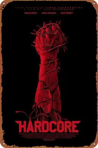 Hardcore Henry Tin Sign Retro Metal Movie Poster Art Wall Home Decor 8x12 Inches