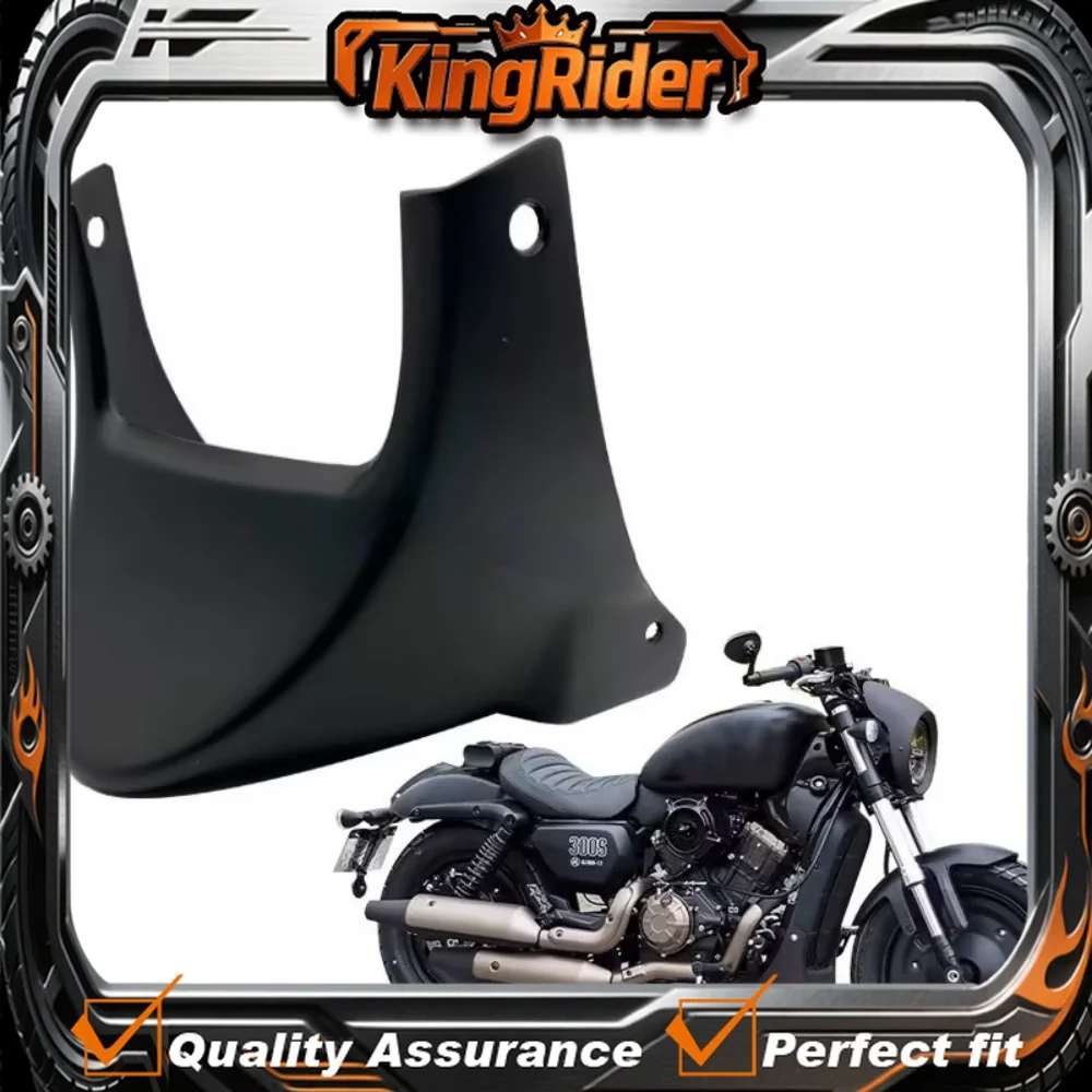 Motorcycle modified lower air deflector lower chassis protection cover surround straight up For QJMOTOR SRV300 300SRV