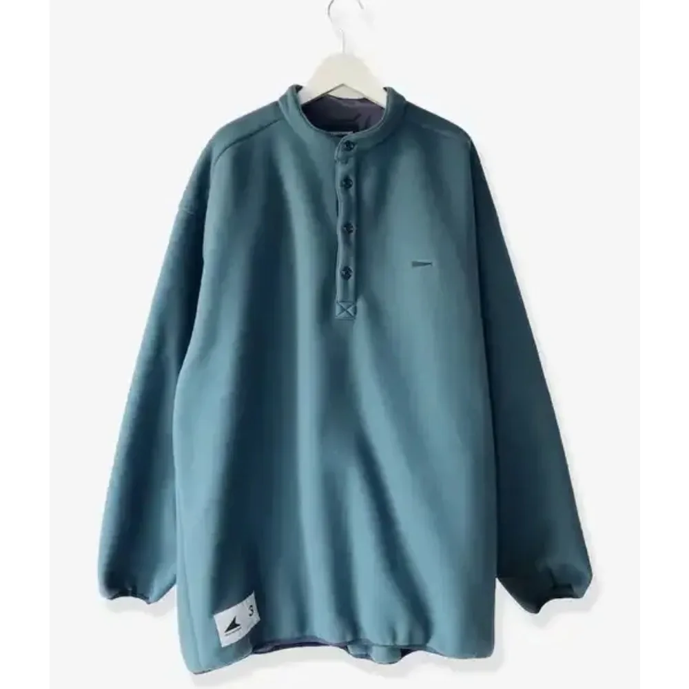 DESCENDANT DCDT 24FW Japanese Style Trendy Fleece Zipper Stand Up Collar Jacket