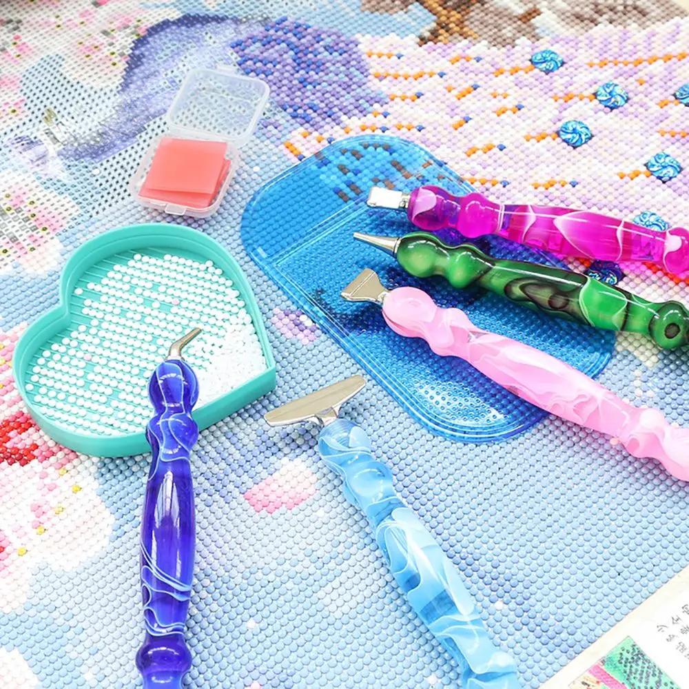 5D Diamond Painting Sewing Accessories Point Drill Pen Alloy Replacement Pen Heads Resin Pen Resin Diamond Painting Pen image 2