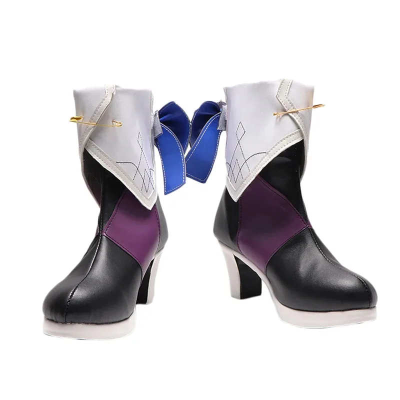 Game Honkai Impact 3 Rail Herta Shoes Cosplay Boots Halloween Accessories Custom Made