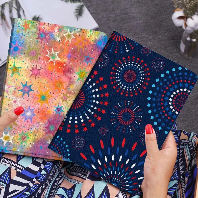 

Чехол для планшета с американским дизайном в виде фейерверка для Lenovo Xiaoxin Legion Pad Tab Pro GT Y700 Gen4 2 11 P11 M10 K10 3rd Plus Gen