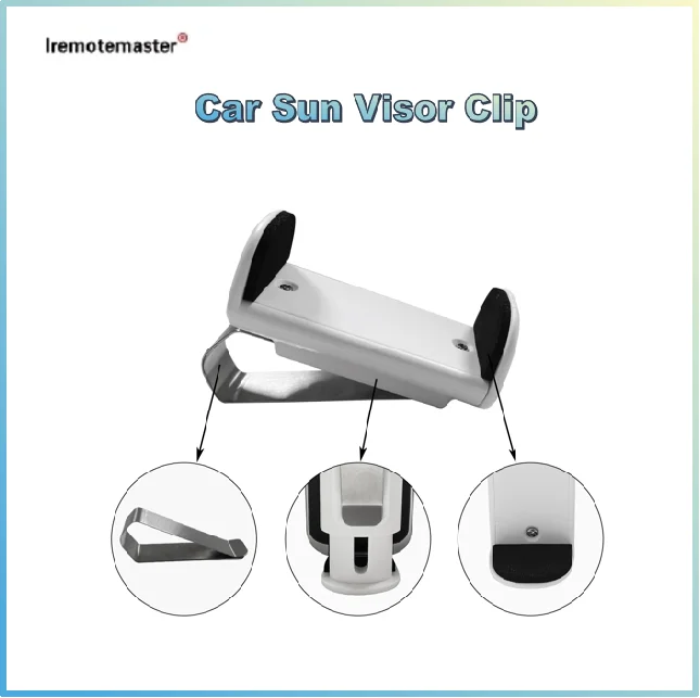 

For Adjustable Car Sun Visor Clip Holder Garage Door gate Remote controls Transmitter Garage Command Key fob Gate Control