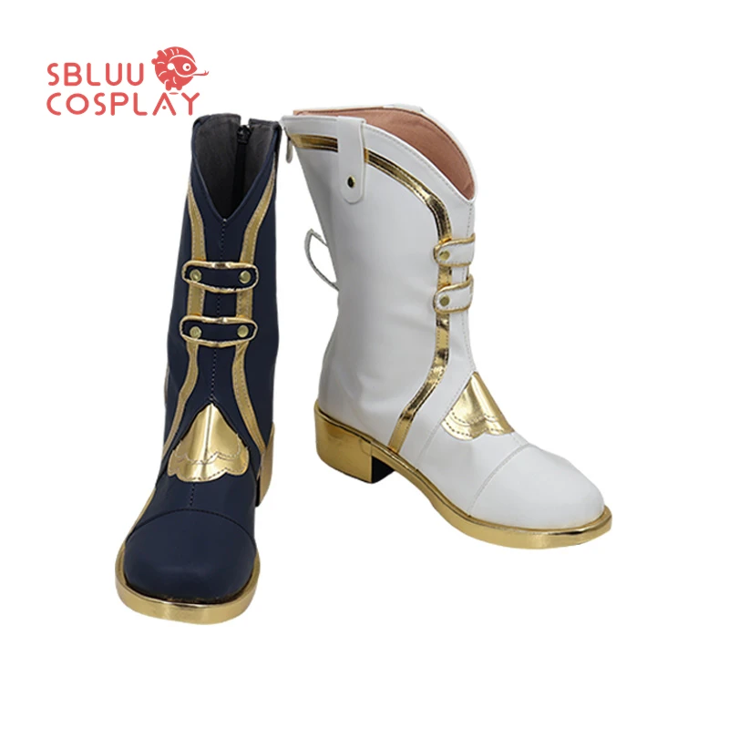 SBluuCosplay Gioco Honkai Star Rail Tribios Scarpe Cosplay Stivali su misura per feste di Halloween