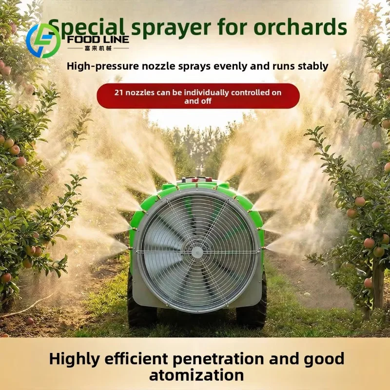 customized crawler type mist sprayer with engine for fruit tree pest control bulk purchase discount