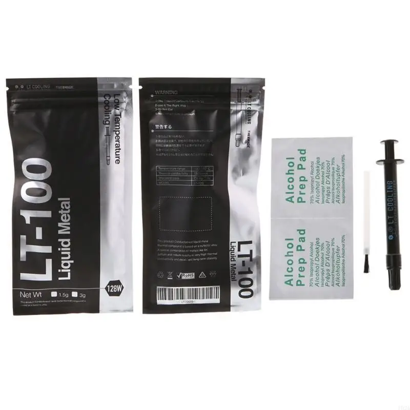 LT-100 High Thermal Conductive Paste 128W/for m.k Laptop Motherboard Desktop CPU GPU Cooler Pad Heat Sink Grease Comp 193A