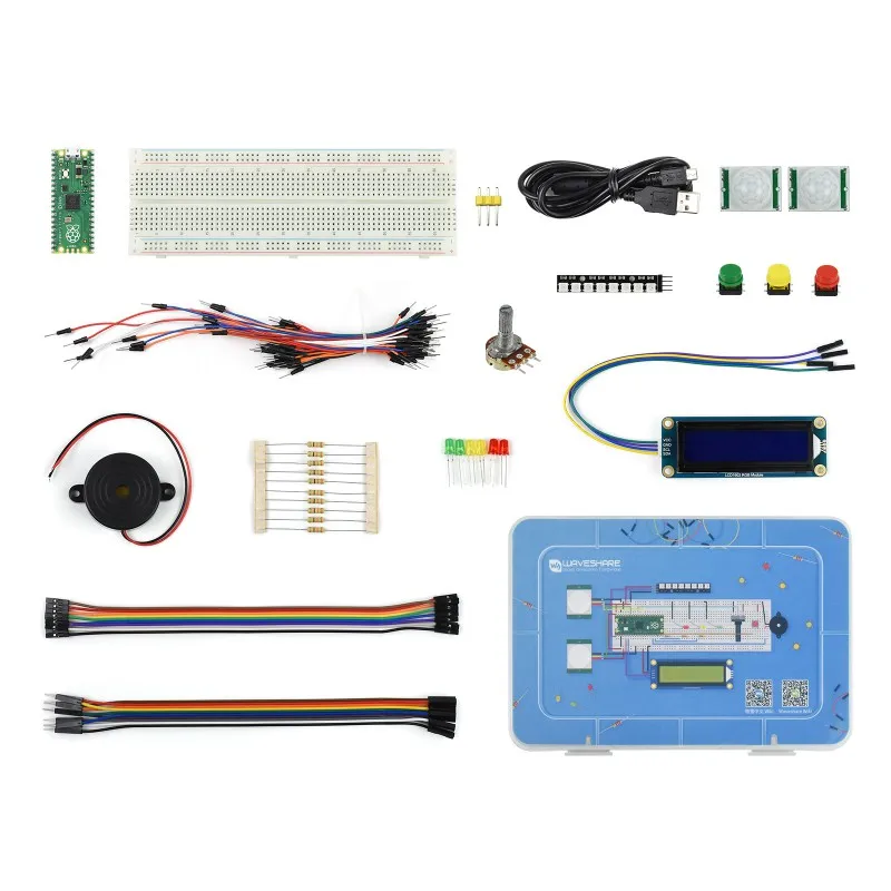 Raspberry Pi Pico Basic Kit MicroPython Programming Learning Kit Development Kit