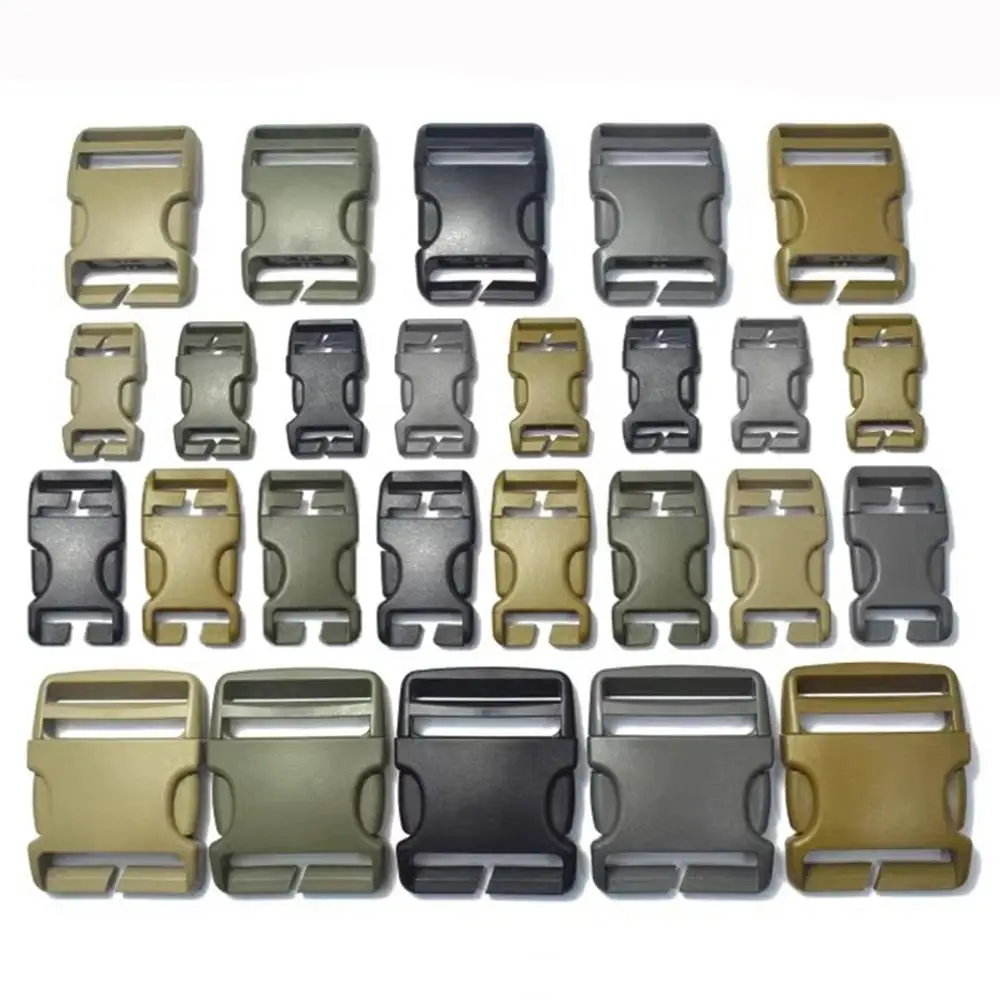 DIY Plastic Webbing Buckle Release Buckles Strap Clip Men Belt Paracord Bracelet Bag Accessories 20mm 25mm 38mm 50mm