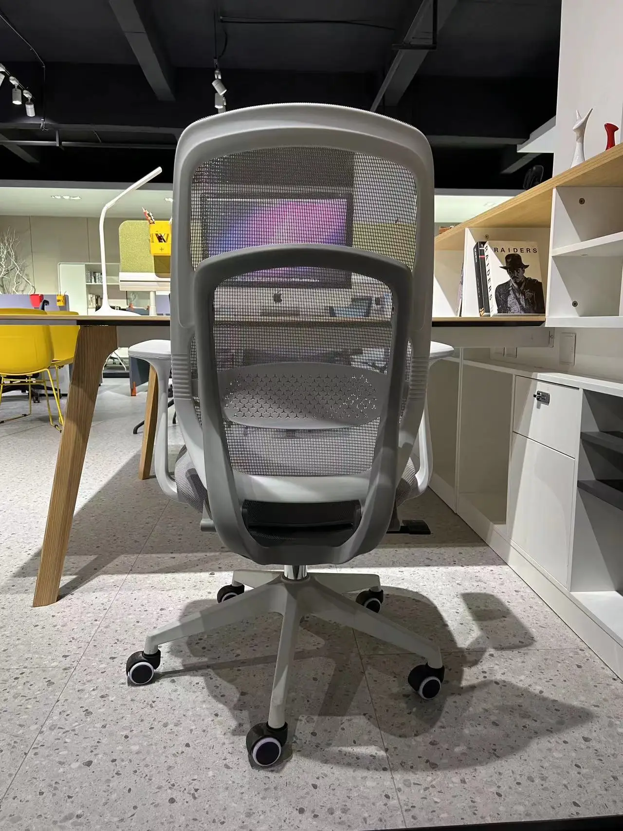 كرسي مكتب بيئة العمل الحديث مع كرسي تقسيم مكتب الموظفين الرخيص الشبكي #5