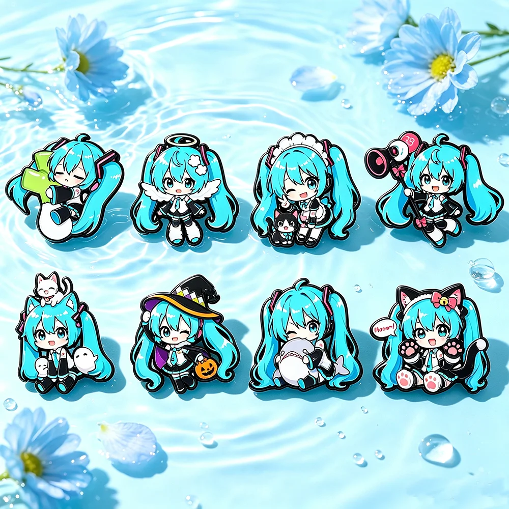 Kawai Chibi Virtual Singer Mik - đánh giá và giá Lapel Pin Enamel