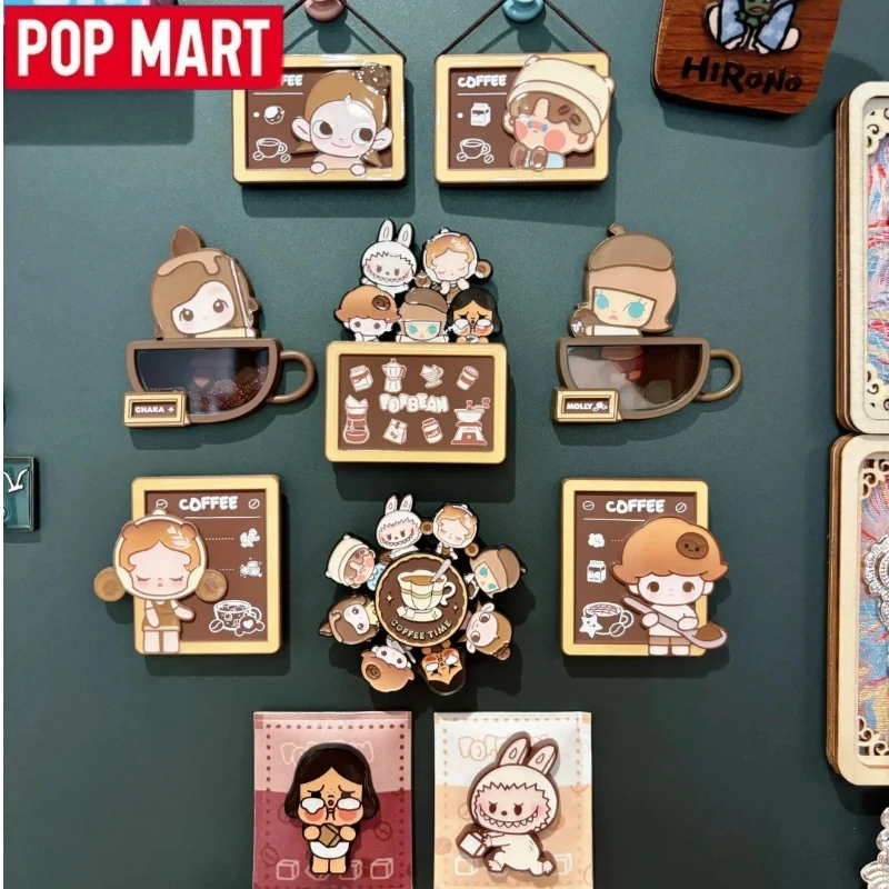 POPMART Bubble Mengli Coffee Factory Series наклейка на холодильник слепая коробка Guess Bag Mystery Box игрушки кукла милая аниме-фигурка