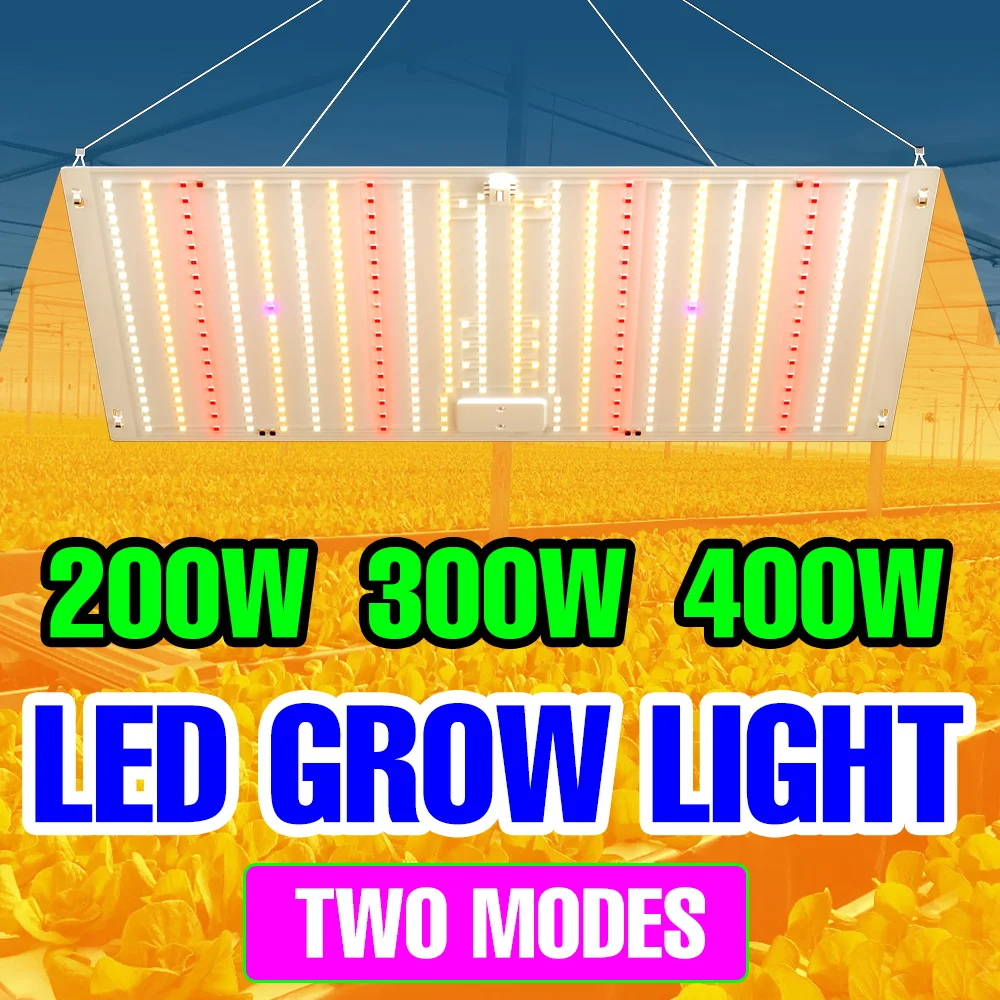 

400W LED Full Spectrum Grow Light Quantum Board Plant UV Fill Lamp Indoor Greenhouse Tent Flower Fruit Seed Cultivation Lighting