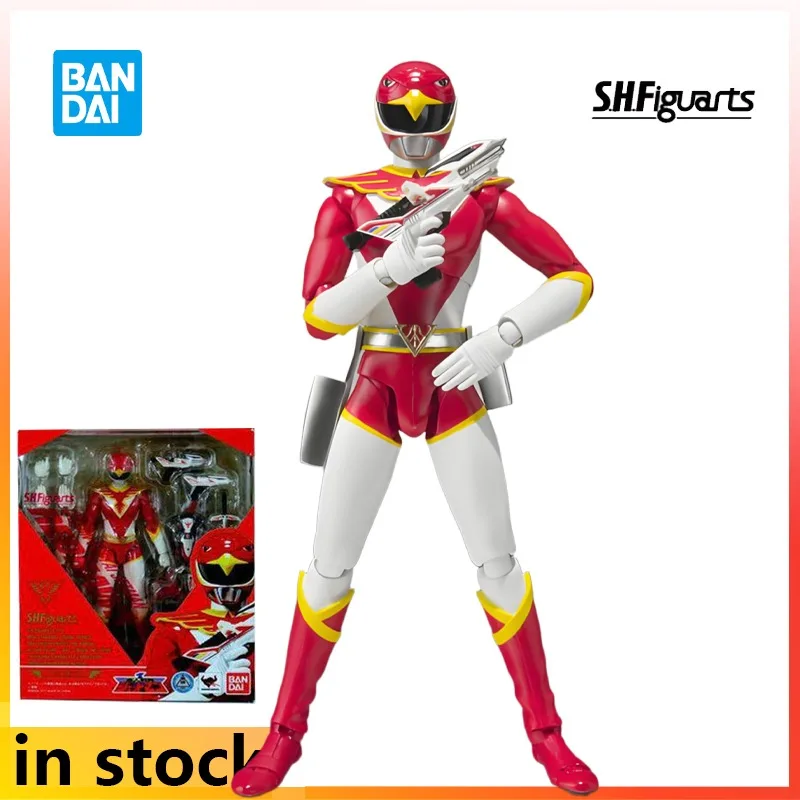 Bandai original s.h. figuarts boneca móvel acabada série birdman esquadrão águia vermelha anime figura de ação modelo brinquedos presentes para meninos