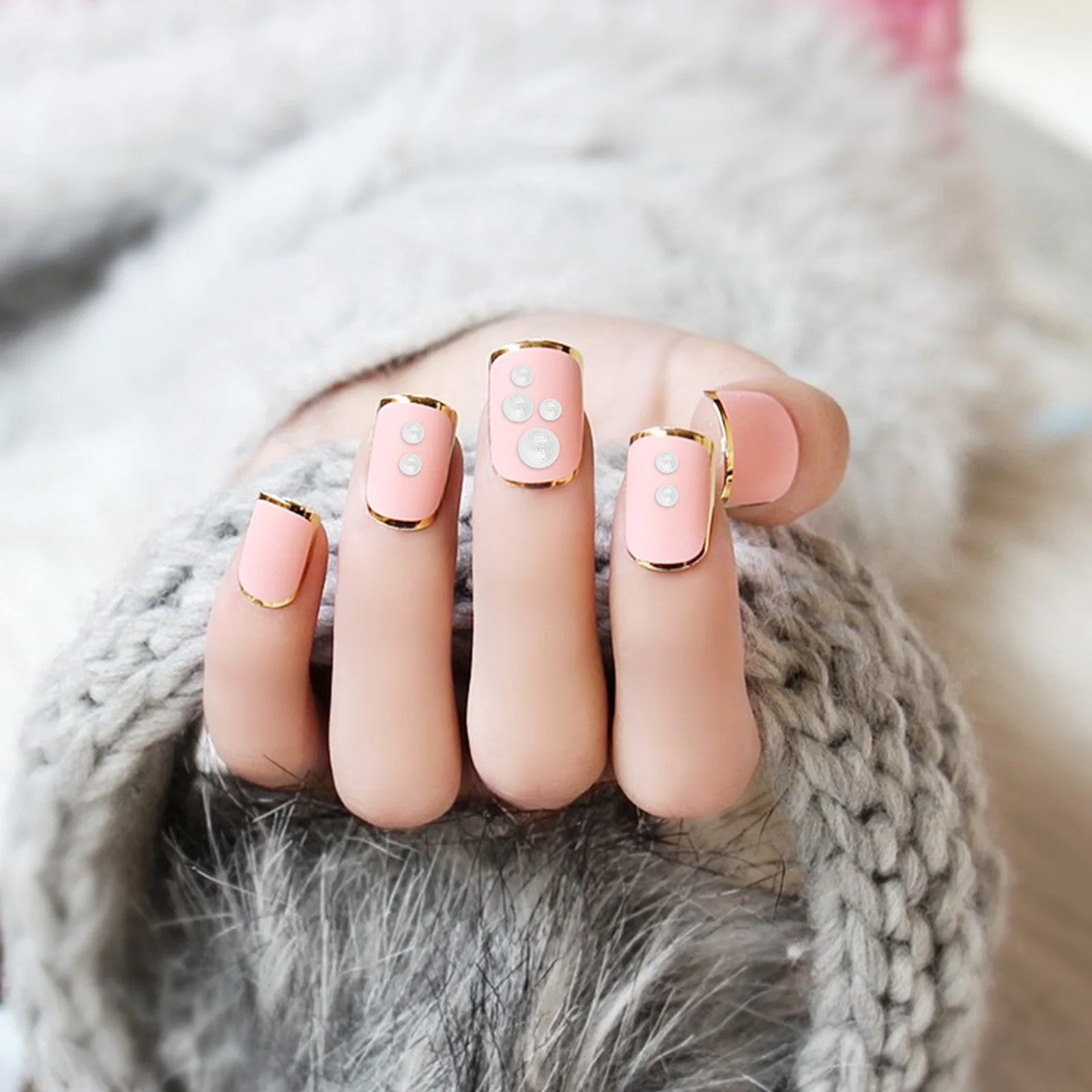 

Nail Art Decals Charms Pearl Decorations Pearls Gems for Nails Manicure Ornament