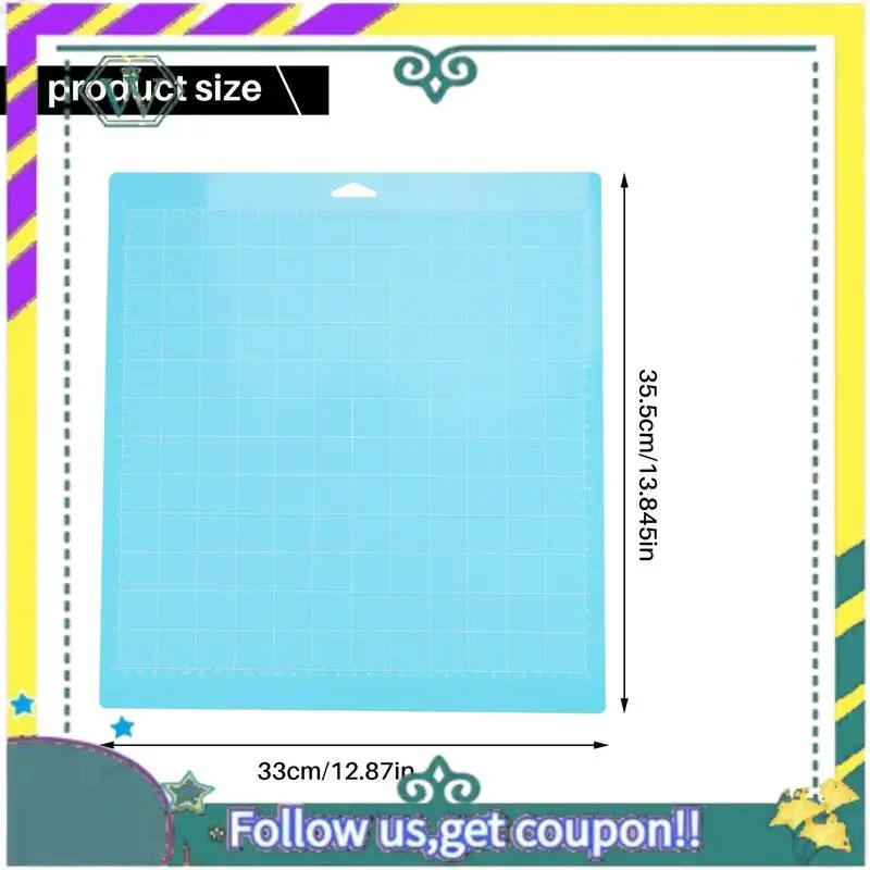 NEW 4 Pcs Mixed Color PVC Cutting Mat Grid Cutting Pads Cutting Plotter Pad Replacement Accessories For Cricut Maker/Cameo 4