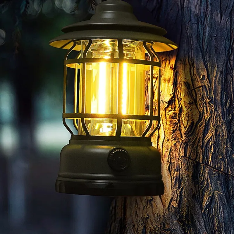 

Portable Outdoor Camping Lamp Waterproof Charging Lightweight Luxury Tool Tourist Survival Mountaineering Nature Hike Tools