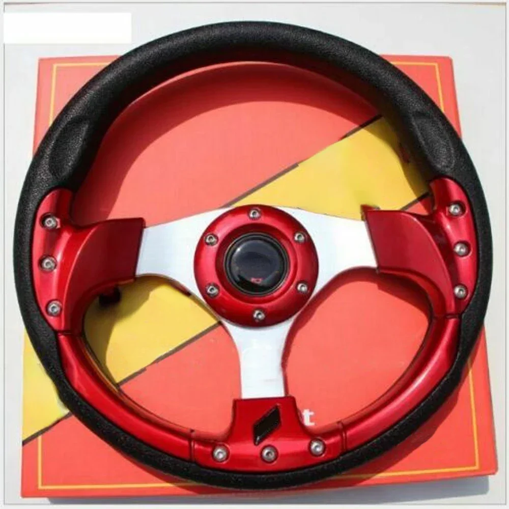 Universal 6 Bolt Car Steering Wheel 13 Inch 320mm Modification Racing Drifting Sport Game Steering Wheel With Horn Auto Parts