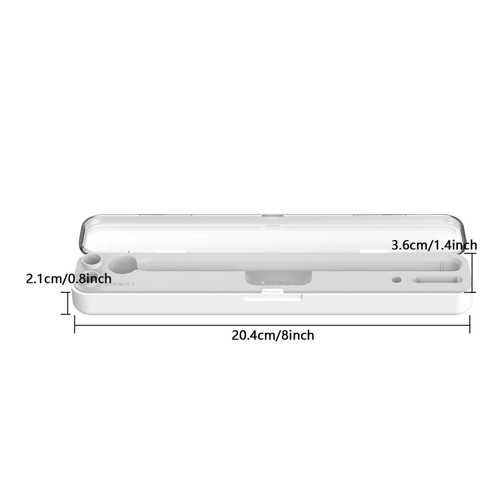 

Коробка для беспроводной зарядки Защитная коробка для быстрой зарядки Держатель ручки для беспроводной зарядки для Apple Pencil 1 2 для Apple Pen 1st