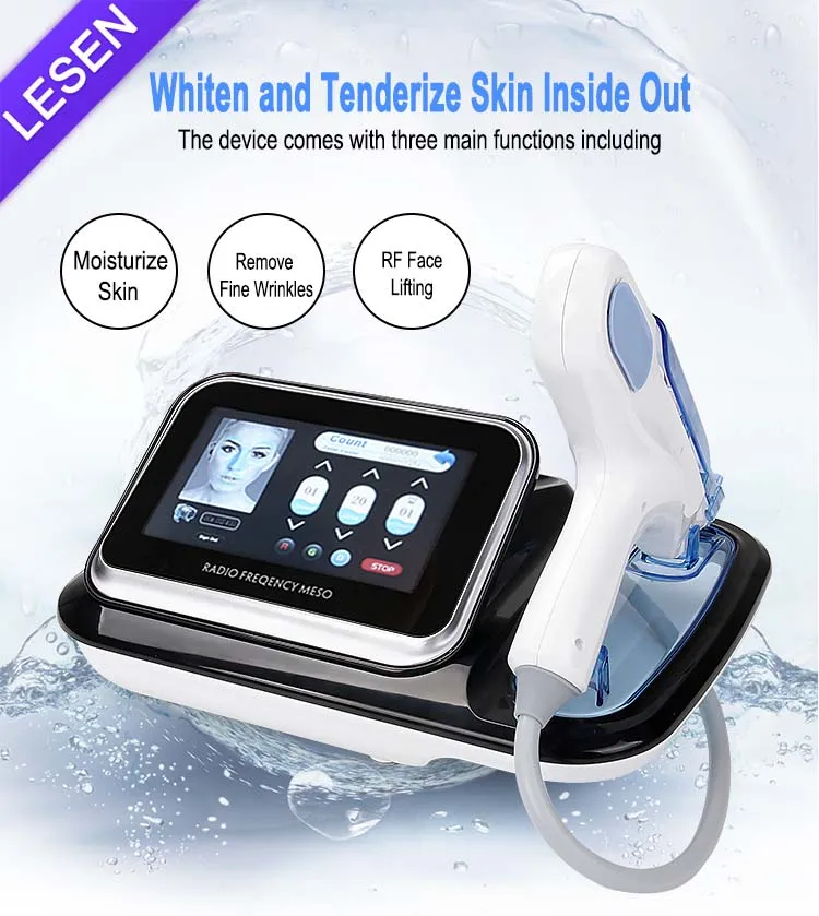 2025 Newest RF Meso Facial Skin Care Machine Portable 12 Months 1-Year CN;GUA 5.5KG 4Hz Face Lift RF Wrinkle Remover EU Body Eye