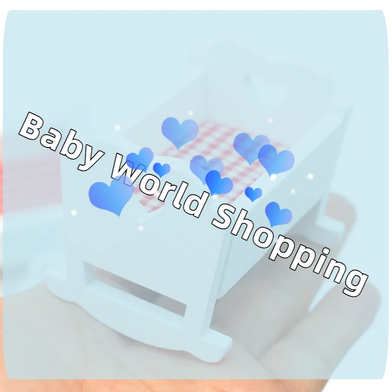 Cuna en Miniatura para Casa de Muñecas 1:12, Cuna para Bebé, Muebles para Casa de Muñecas, Modelo Decorativo, Juguete, Accesorios para Casa de Muñecas