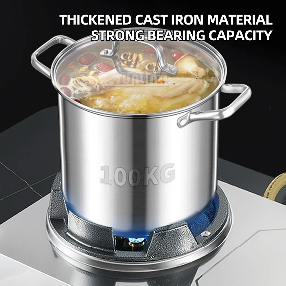 موقد نار مزدوج شرس موفر للطاقة Estufas موقد عالي الكفاءة Fogao A Gas De Cozinha