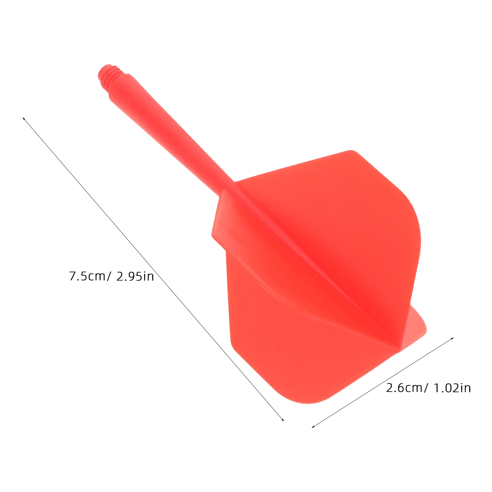12 قطعة مهاوي رمي السهام المتكاملة الطيران شكل جناح كبير خفيف الوزن من البلاستيك رميات مستقرة قبضة معززة خيط قياسي متوافق
