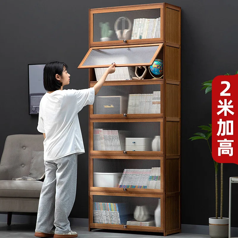 

Книжная полка Книжный шкаф Полка с дверным шкафом Интегрированный решетчатый шкаф Витрина от пола до пола Многослойный