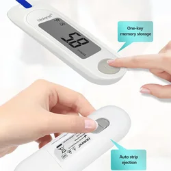 Blood Glucose Meter Diabetes Testing Kit Diabetes Lancet Machine Blood Sugar Meter Glucometer 50 Test Strips 5S Get Results Fast