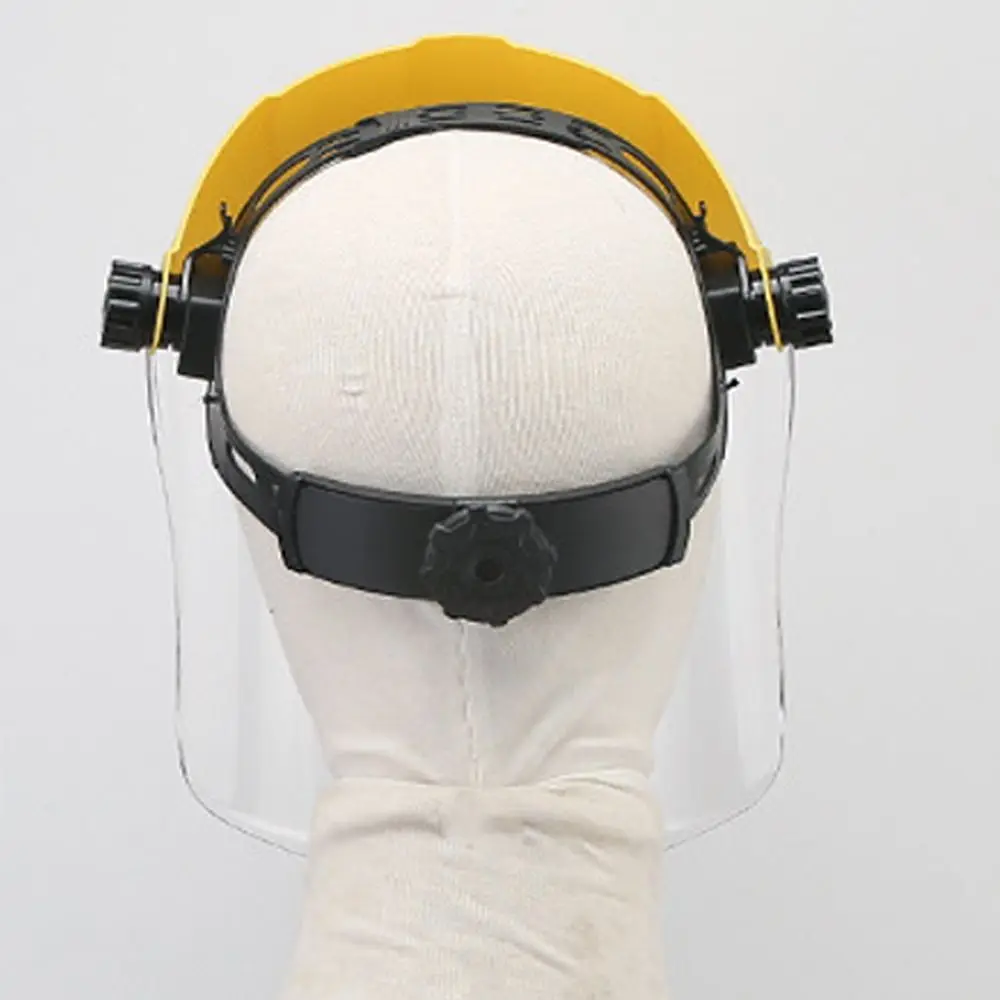 PC Plastic Welding Protective Mask Anti Splash Flip Front Visor Welding Helmet Full Protection Anti-shock Protective Face Cover view 3