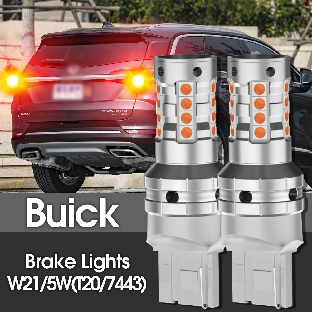 

2x светодиодные стоп-сигналы W21/5W 7443 T20 Canbus без ошибок для Buick Enclave 2008-2017 Verano 2012-2017 Encore 2013-2016