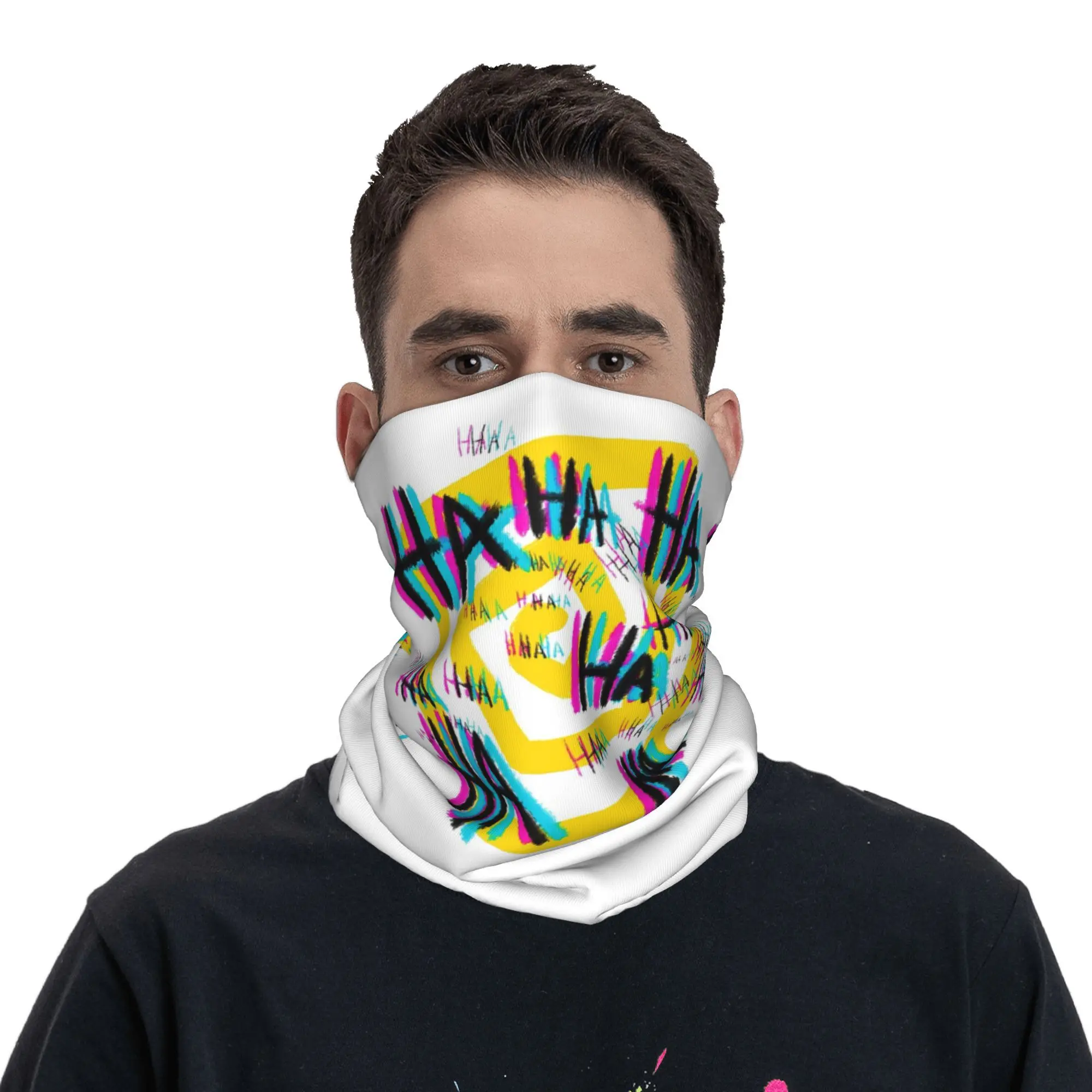 Michael's Laugh The Magnus Archives Bandana Neck Cover Printed Wrap Scarf Warm Face Mask Riding Unisex Adult Breathable