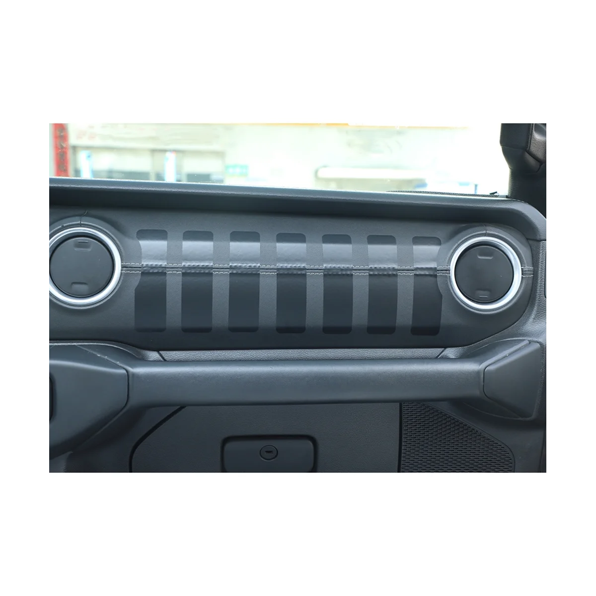 Stiker Decal Dash Grill, untuk Wrangler JL JT 2018-2023