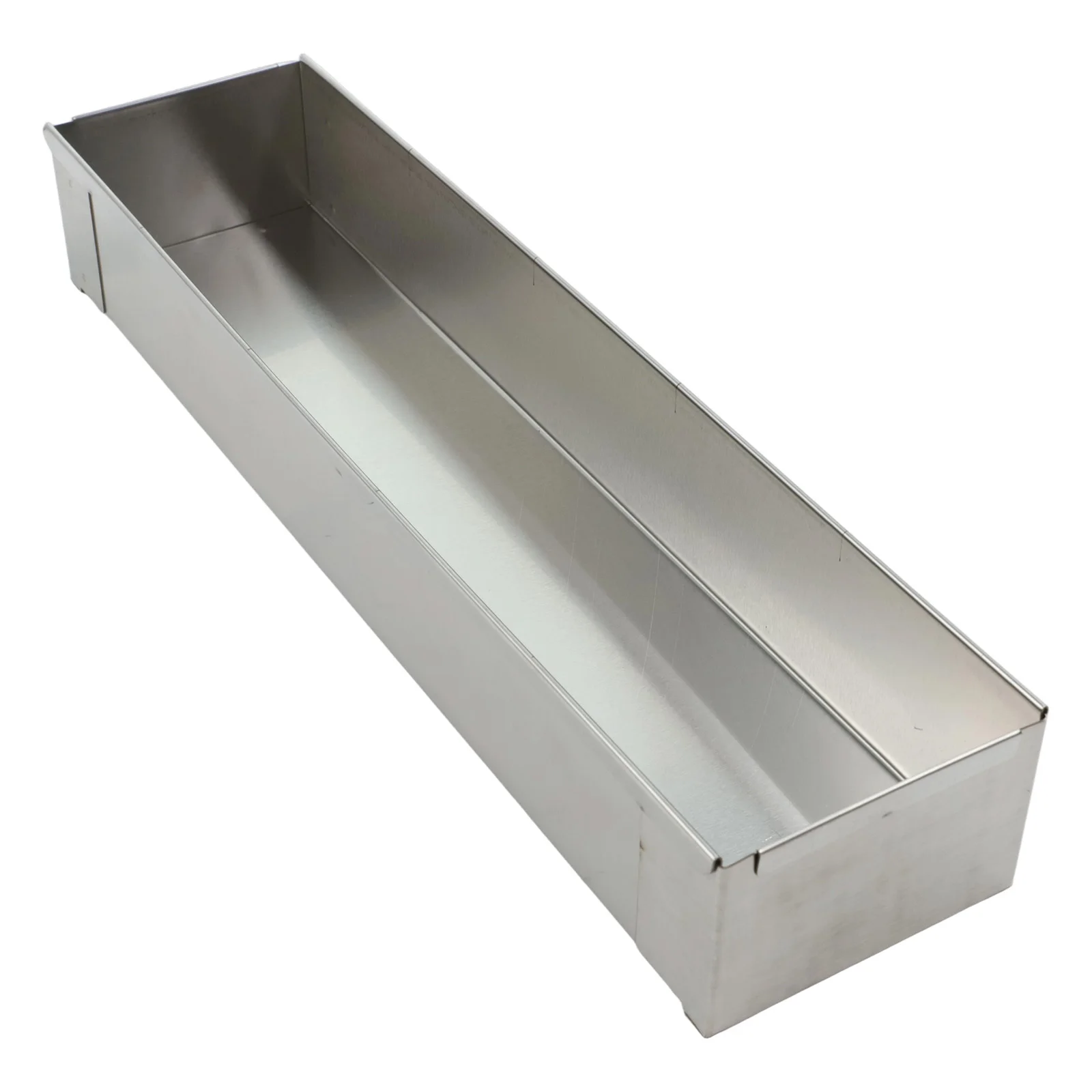 pan designed for long cheesecakes constructed from stainless for durability and consistent results  pan designed